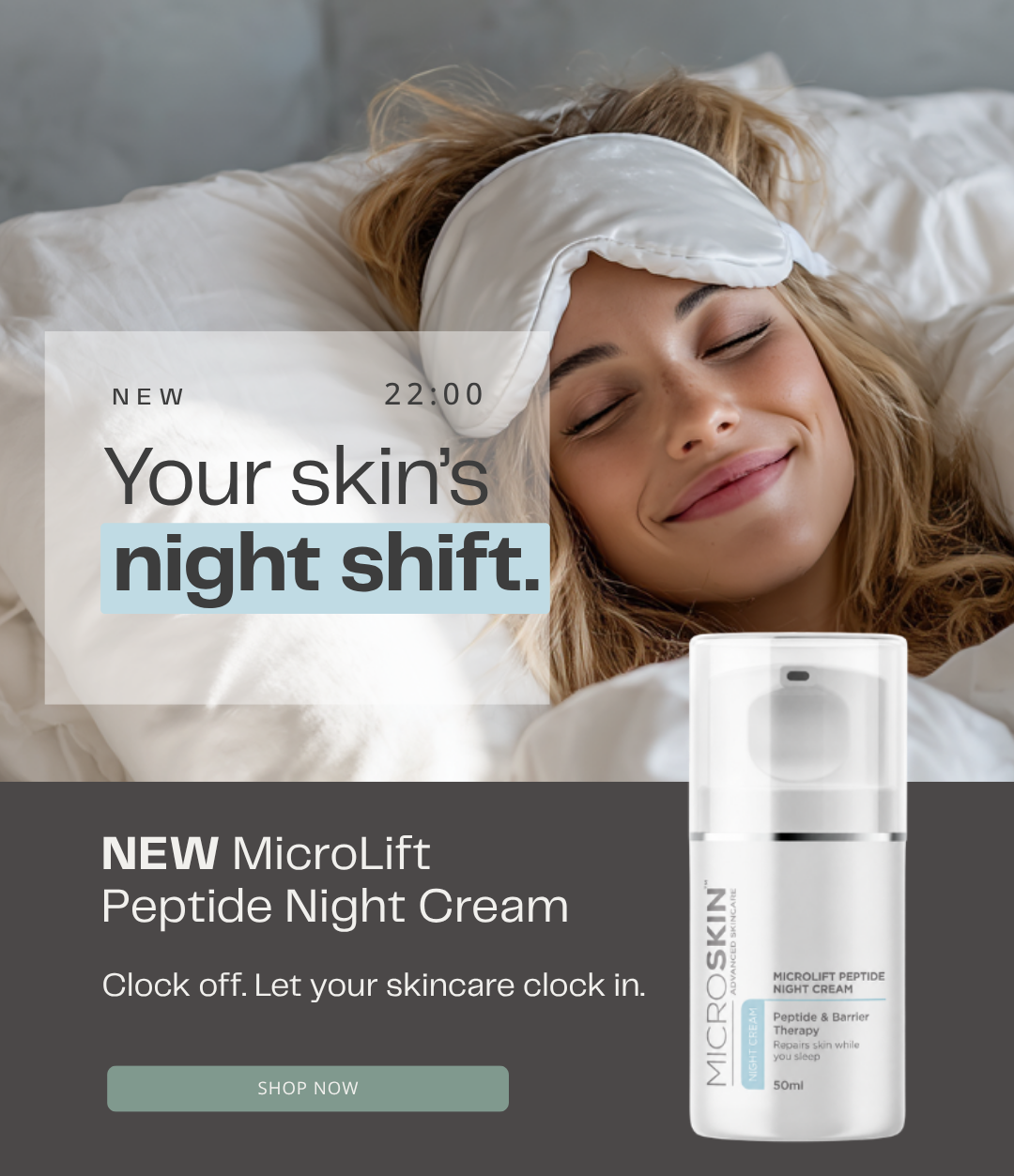 New MicroLift Peptide Night Cream